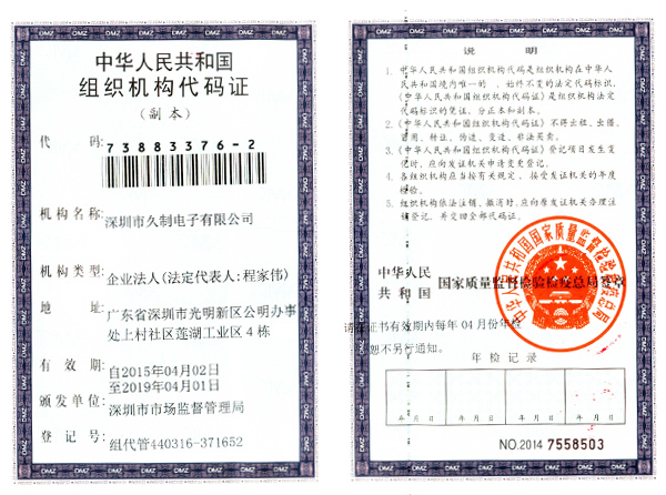组织代码